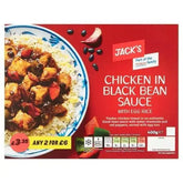 Jack's Chicken in Black Bean Sauce with Egg Rice 400g  Adomoo